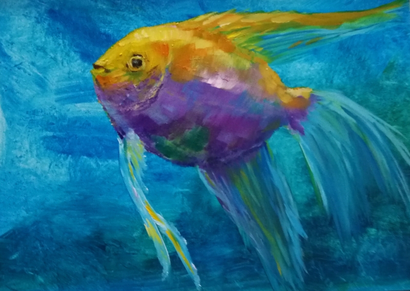 Floating Serenely by artist Nancy Paton